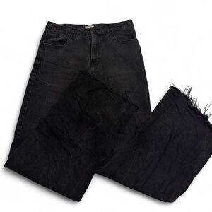 Kensie Women's The Carla High Rise Wide Leg Black Jeans size 0/25 NWT